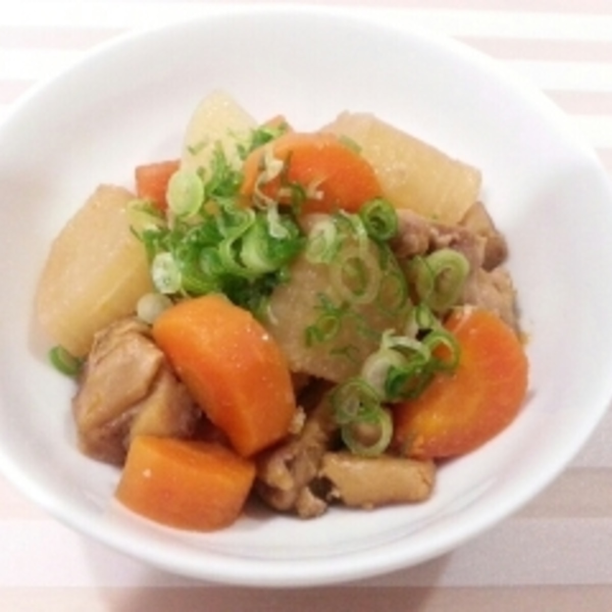 大根人参鶏肉のめんつゆ煮 レシピ 作り方 By まるはるお 楽天レシピ 大根人参鶏肉のめんつゆ煮 レシピ 作り方 By まるはるお 楽天レシピ